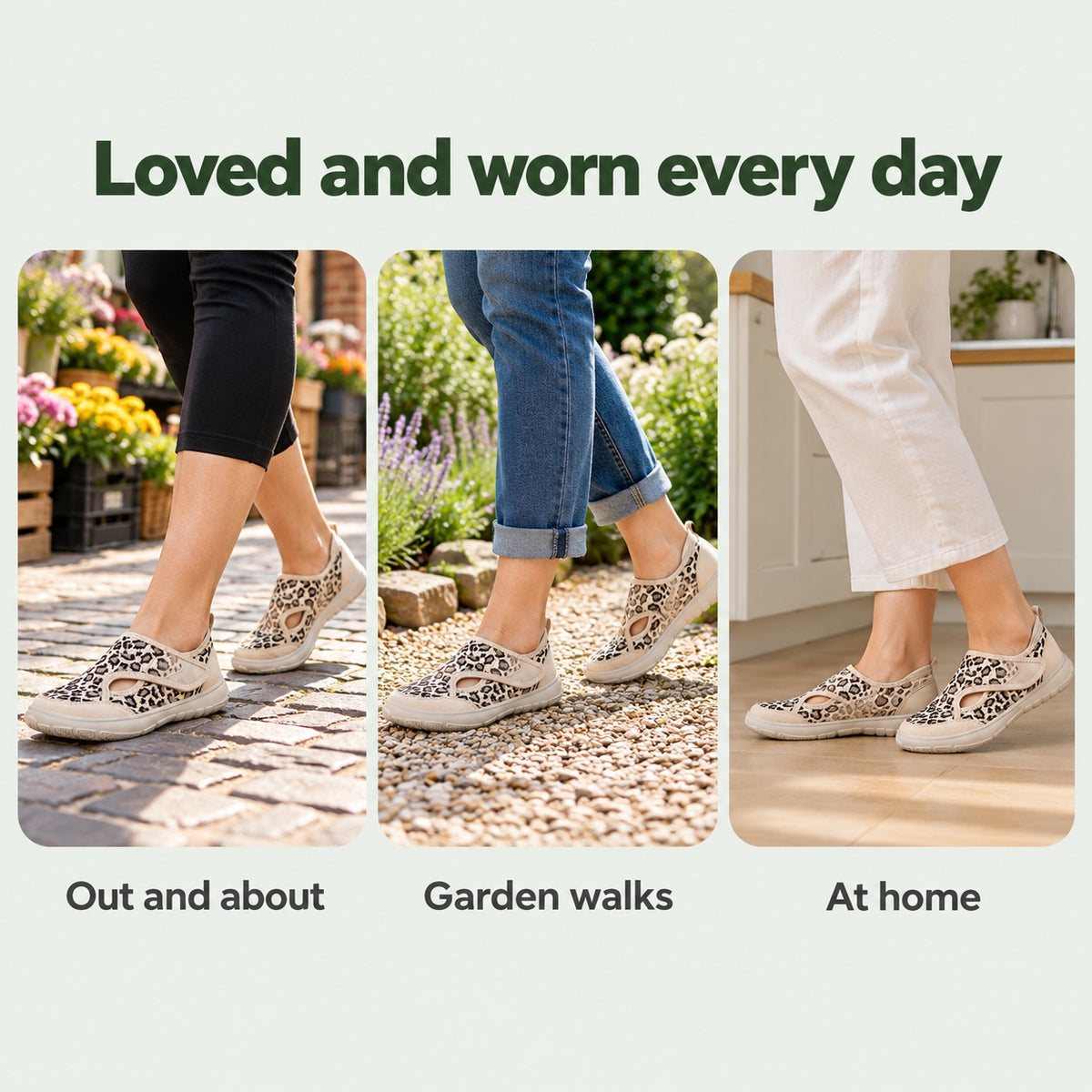 Joanna – Women's Wide Toe Box Shoes, worn every day