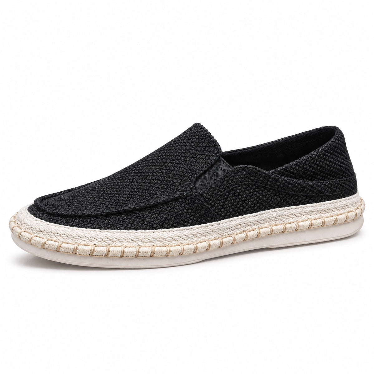 Jonathan – Men's Slip-On Shoes in Black