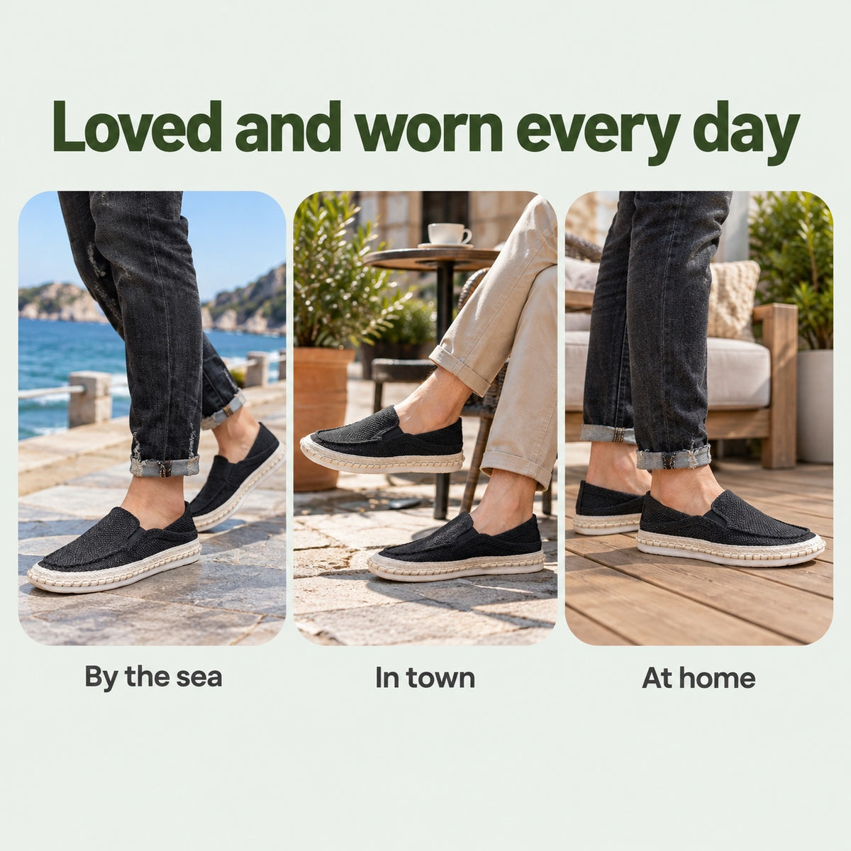 Jonathan – Men's Slip-On Shoes, worn every day