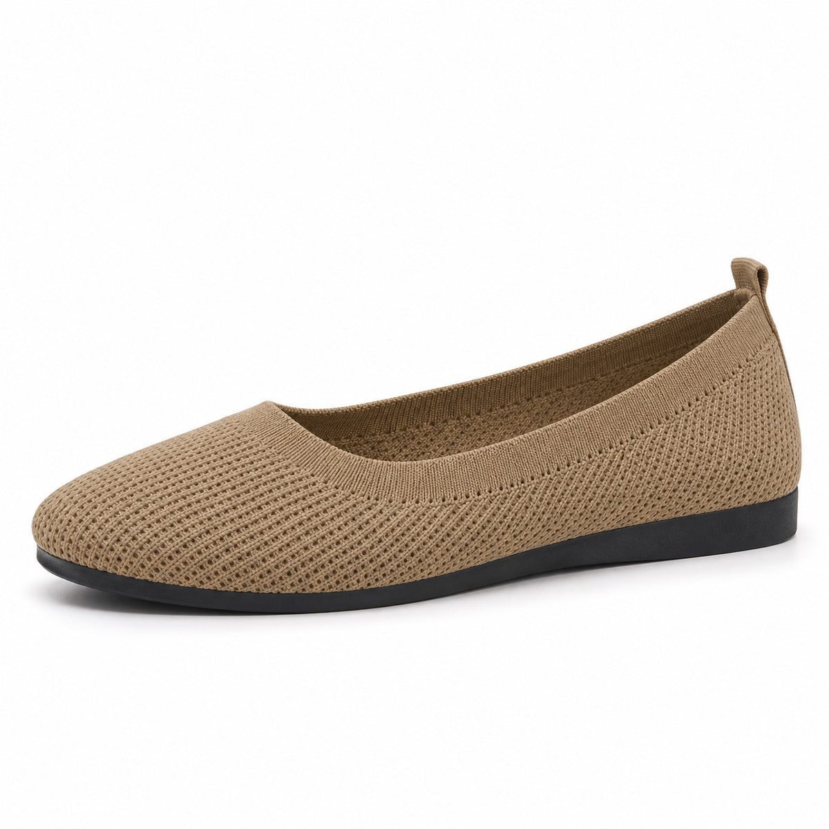 Judith – Women's Plantar Fasciitis Flats in Khaki