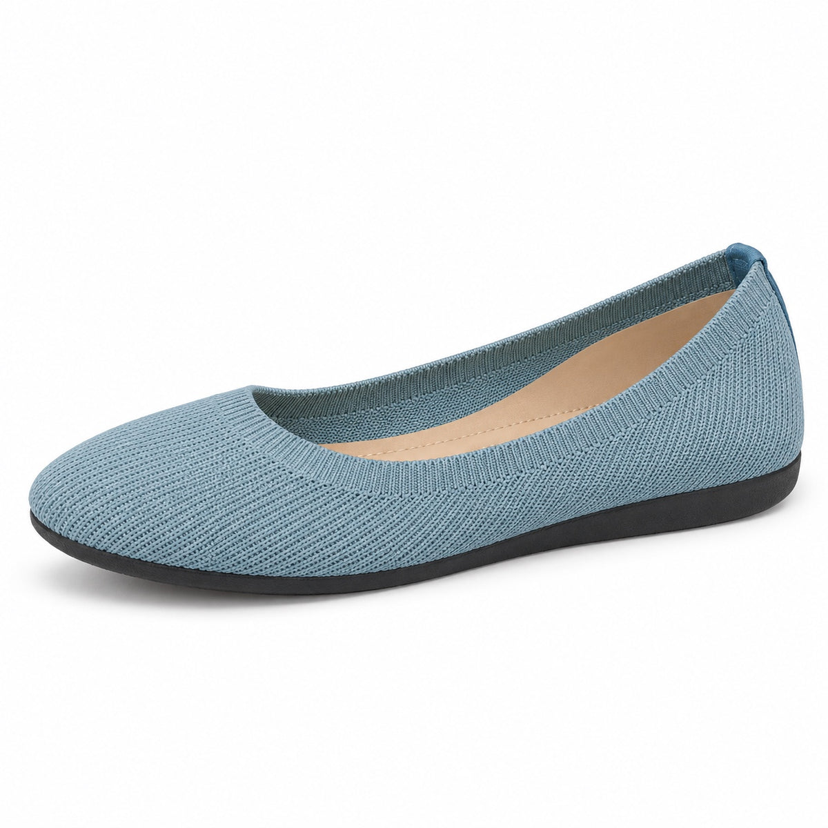 Judith – Women's Plantar Fasciitis Flats in Light Blue