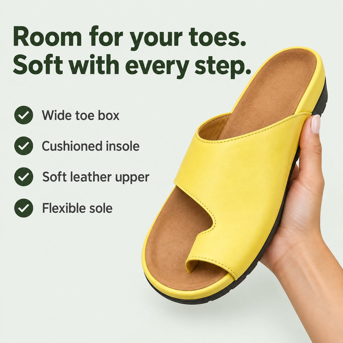 Kari – Women's Wide Toe Box Sandals, key benefits