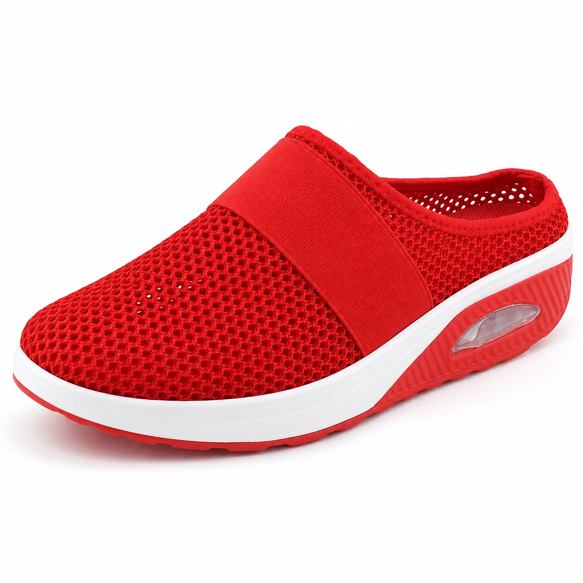 Knight – Unisex Wide Toe Box Shoes in red
