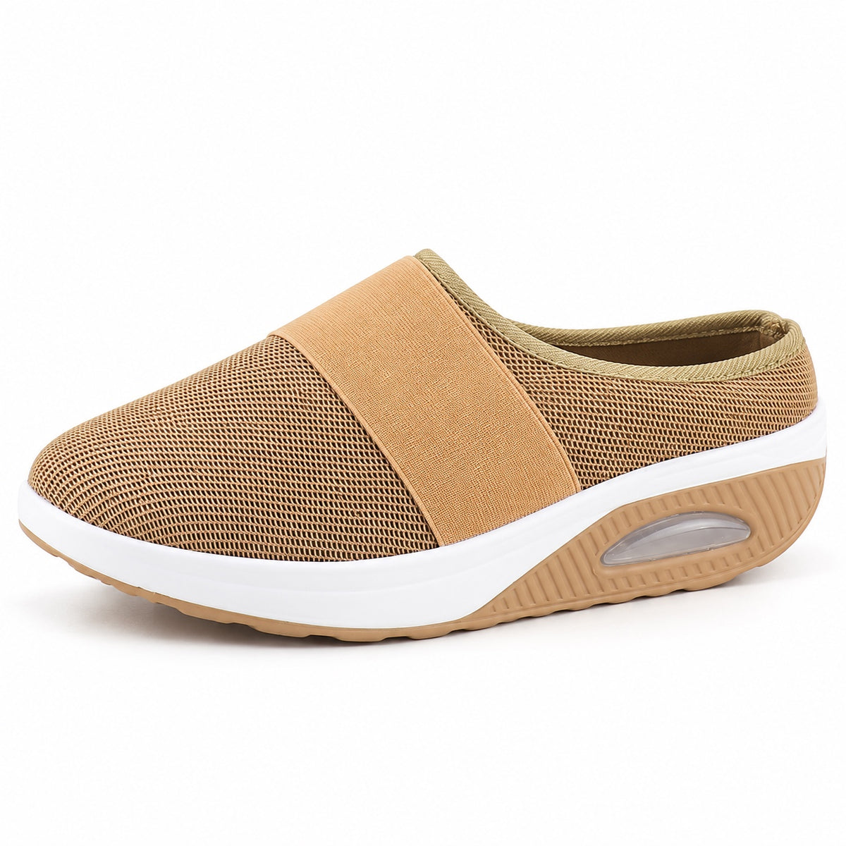 Knight – Unisex Wide Toe Box Shoes in khaki