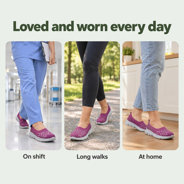 Kristen – Women's Nursing Shoes, worn every day