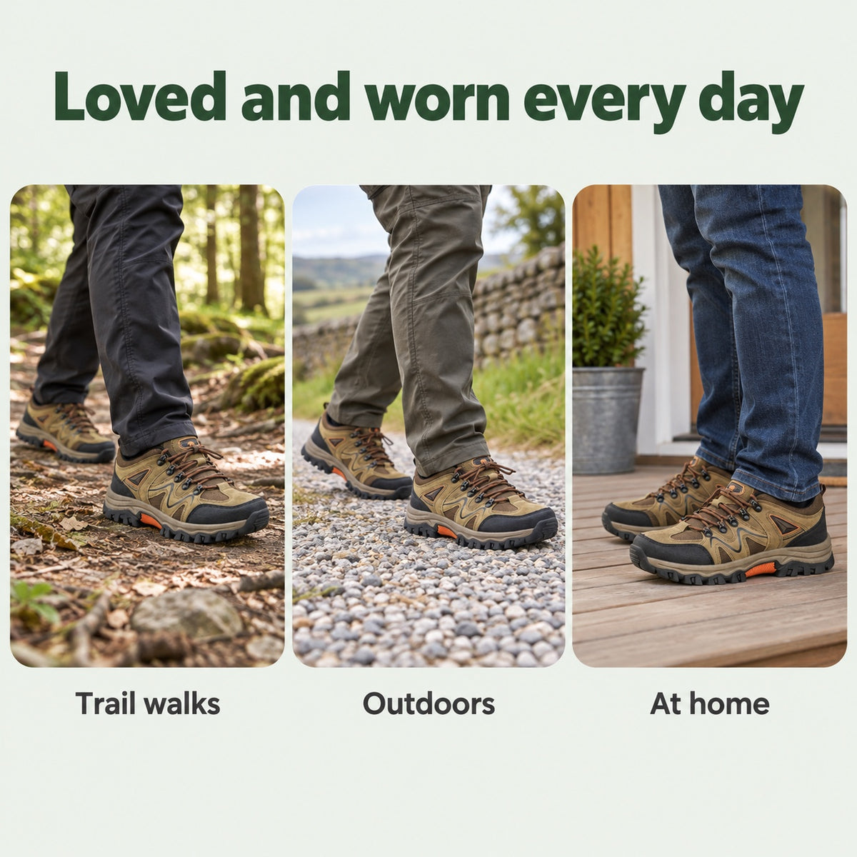 Kurt – Men's Arch Support Shoes, worn every day