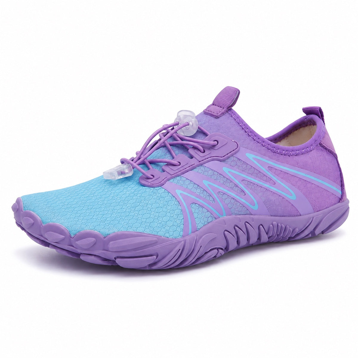 Lambert – Unisex Barefoot Shoes in Blue Purple