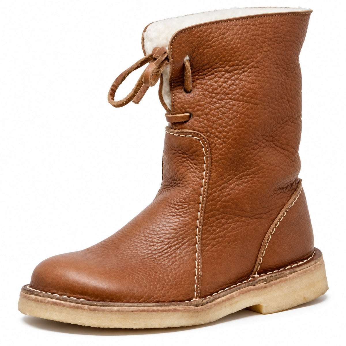 Laura – Women's Comfort Boots in Light Brown