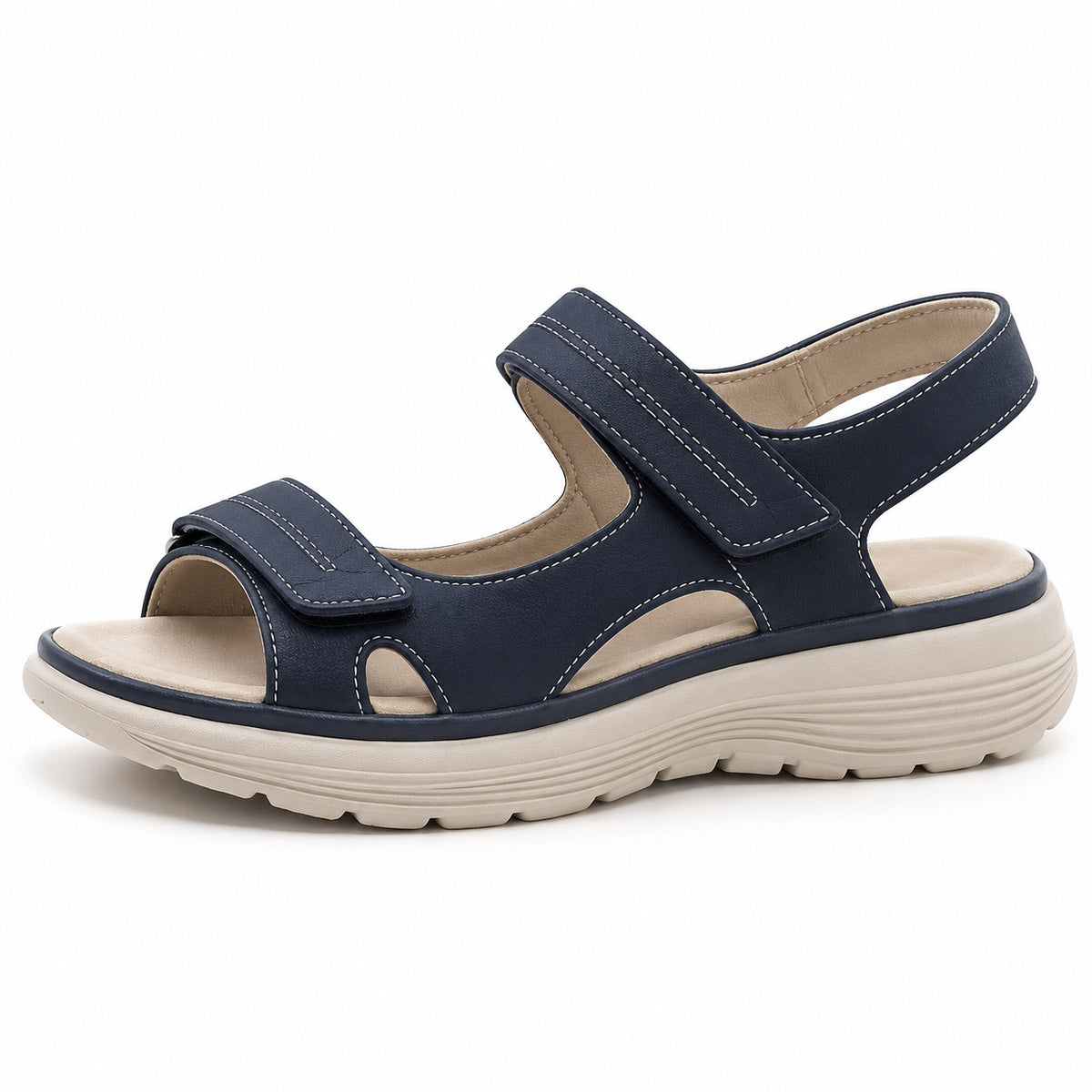Lawson – Unisex Wide Toe Box Sandals in Blue