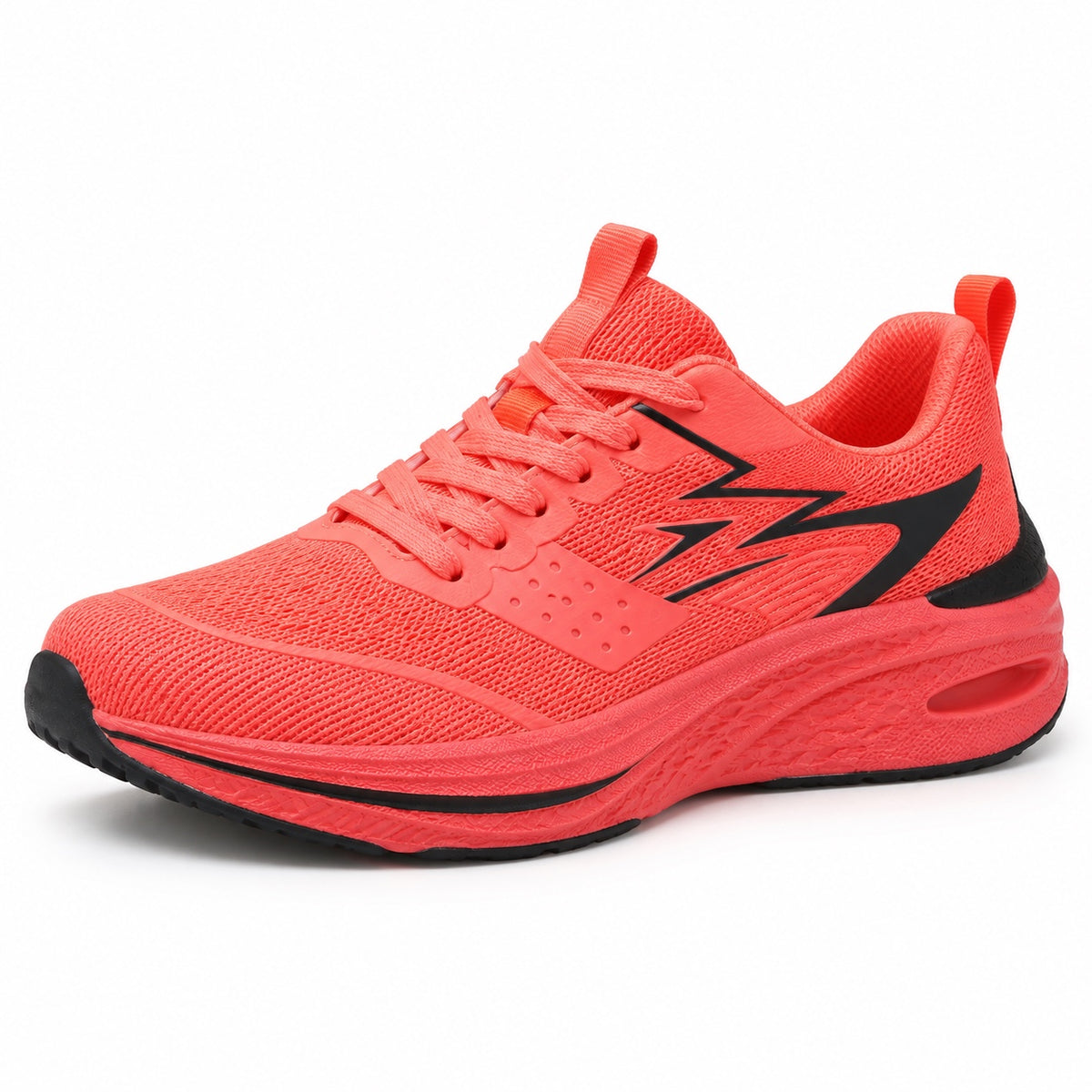Lela – Women's Walking Sneakers in Bright Orange