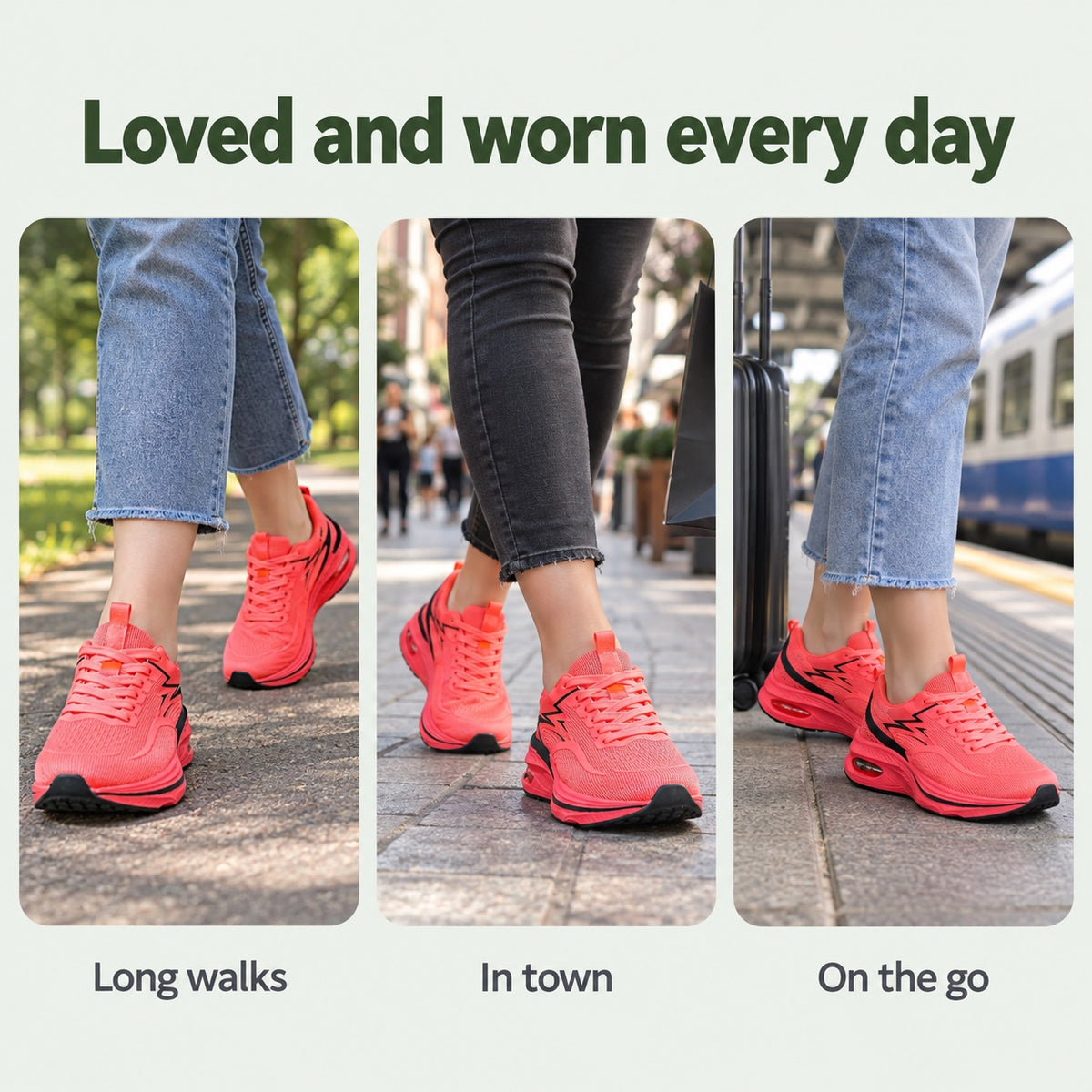 Lela – Women's Walking Sneakers, worn every day