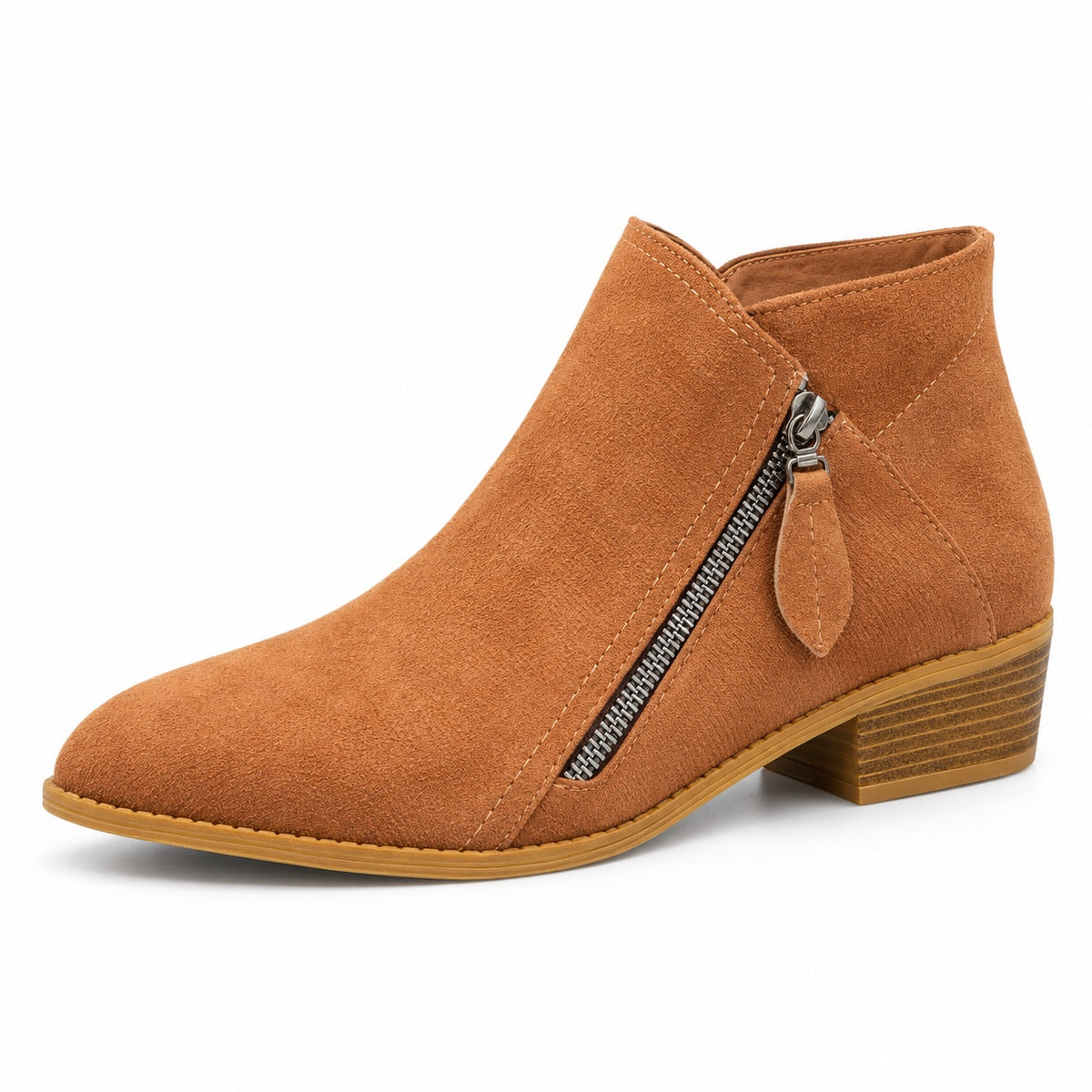 Leona – Women's Comfort Boots in Orange