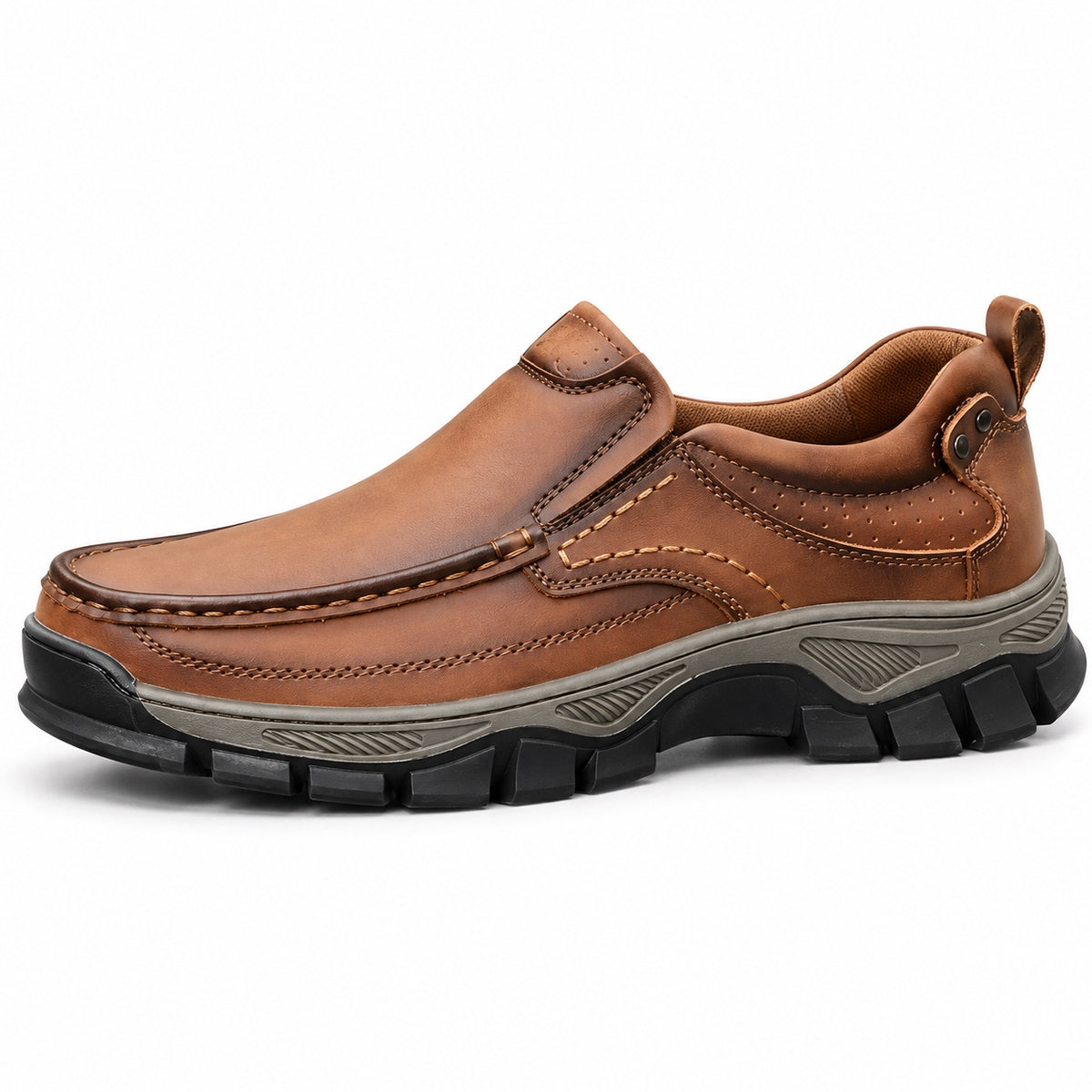 Leonard – Men's Comfort Boots in Brown