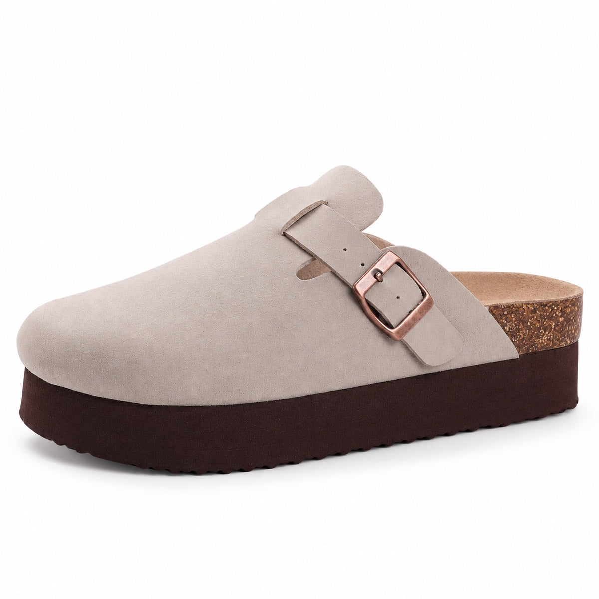 Lillie – Women's Slip-On Clogs in Beige