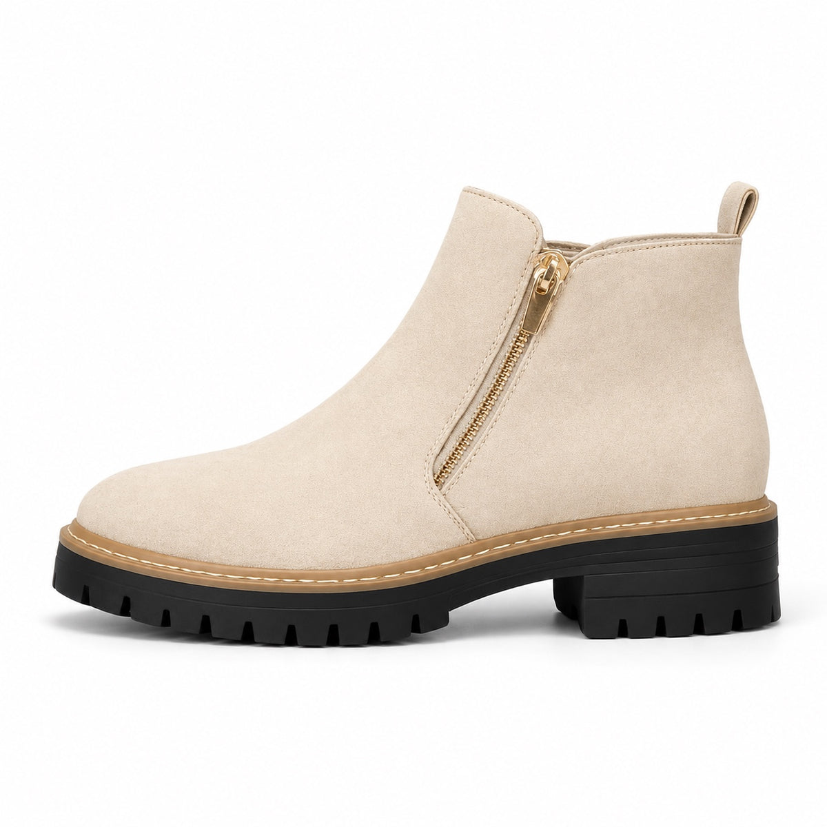 Linda – Women's Comfort Boots in Beige