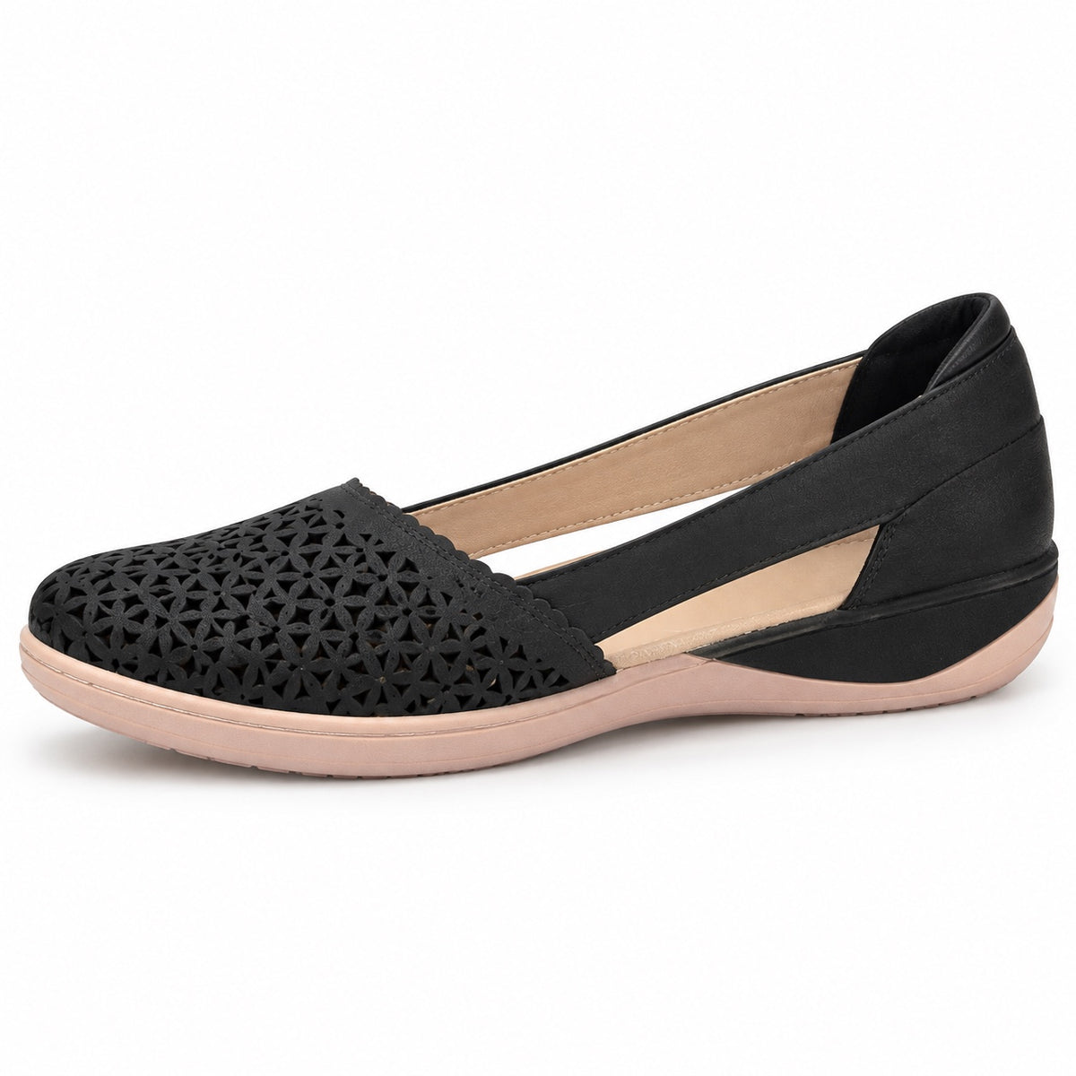 Lisa – Women's Wide Toe Box Shoes in Black