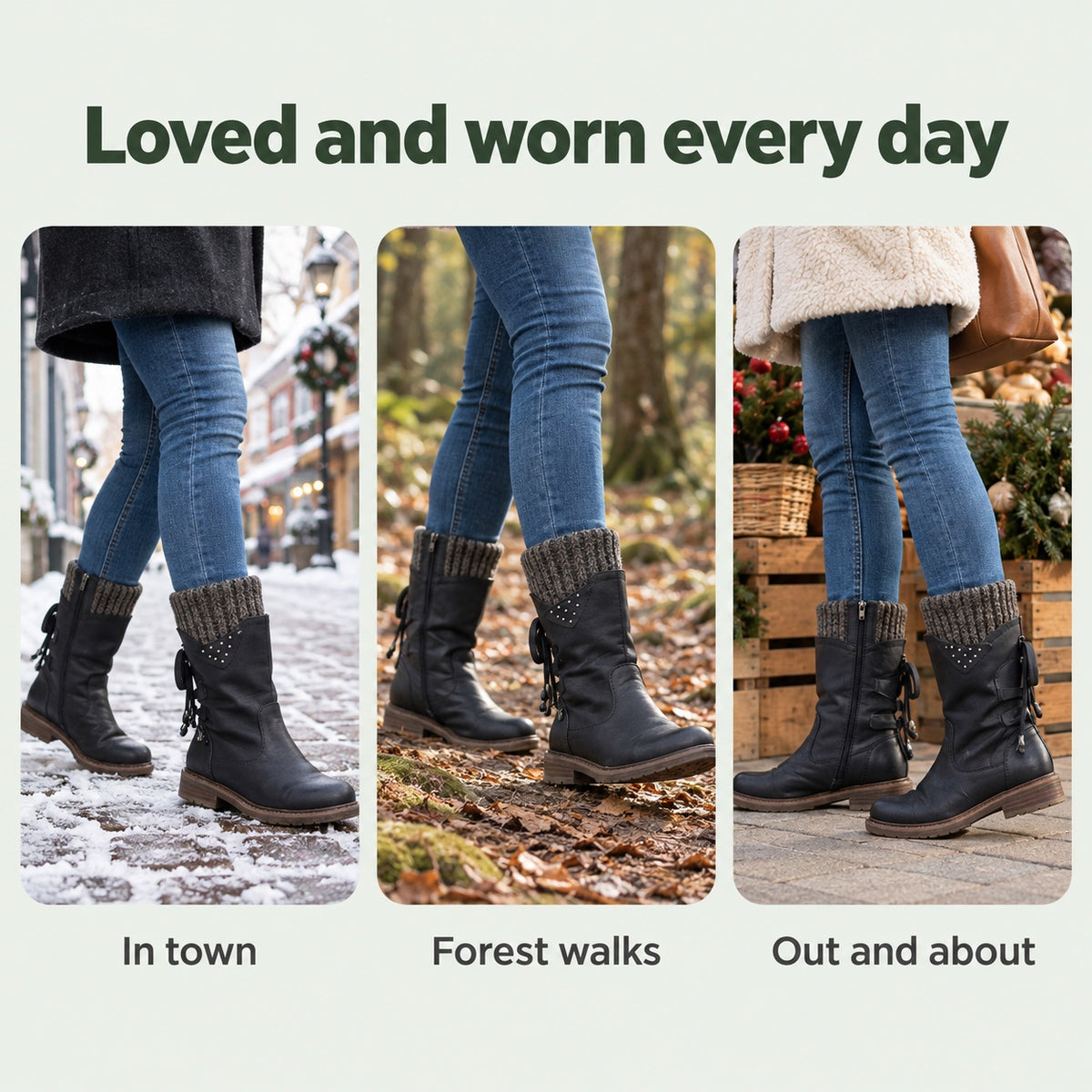 Lola – Women's Comfort Boots, worn every day