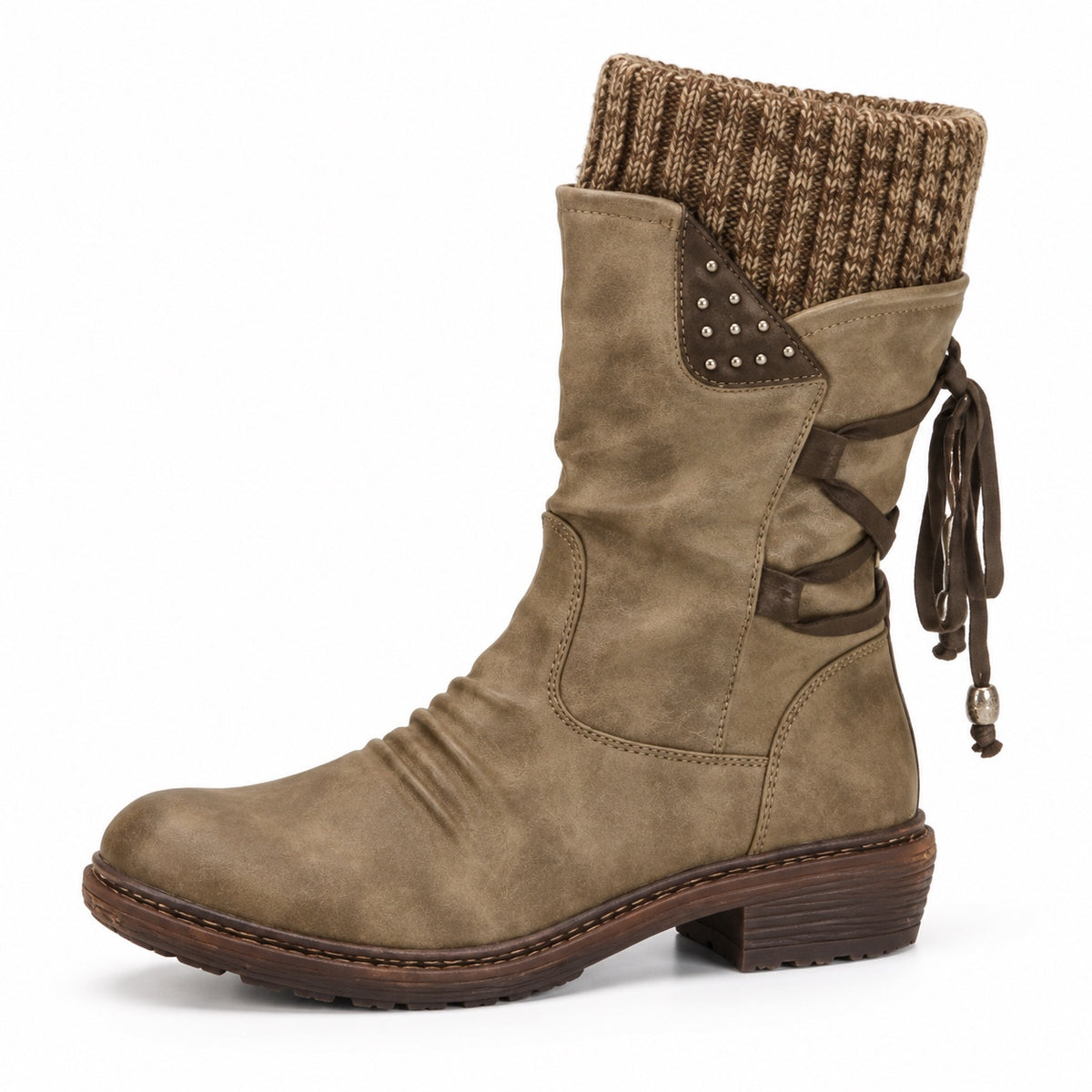 Lola – Women's Comfort Boots in Brown