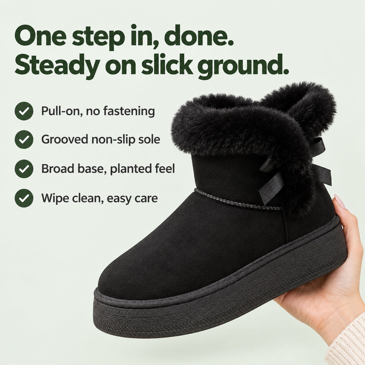 Lora – Women's Comfort Boots, key benefits