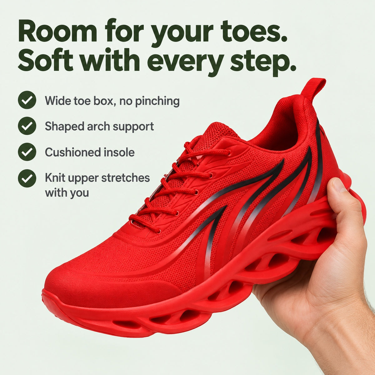 Lorenzo – Men's Walking Sneakers, key benefits