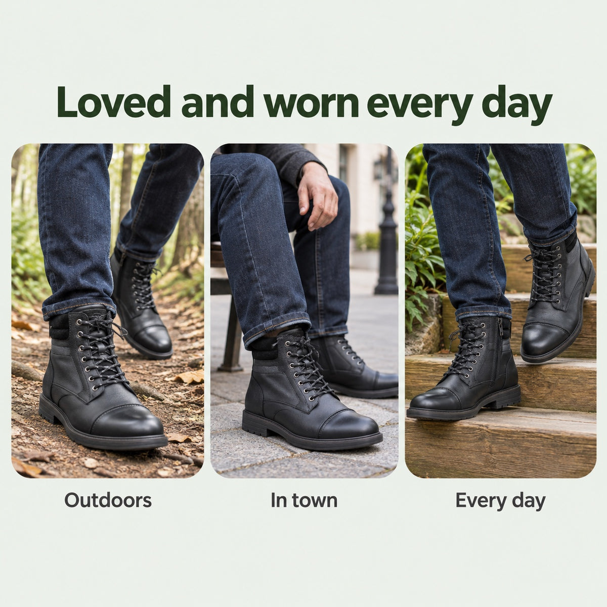 Luther – Men's Comfort Boots, worn every day