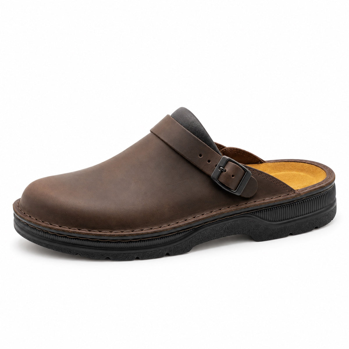 Lyle – Men's Nursing Clogs in Brown