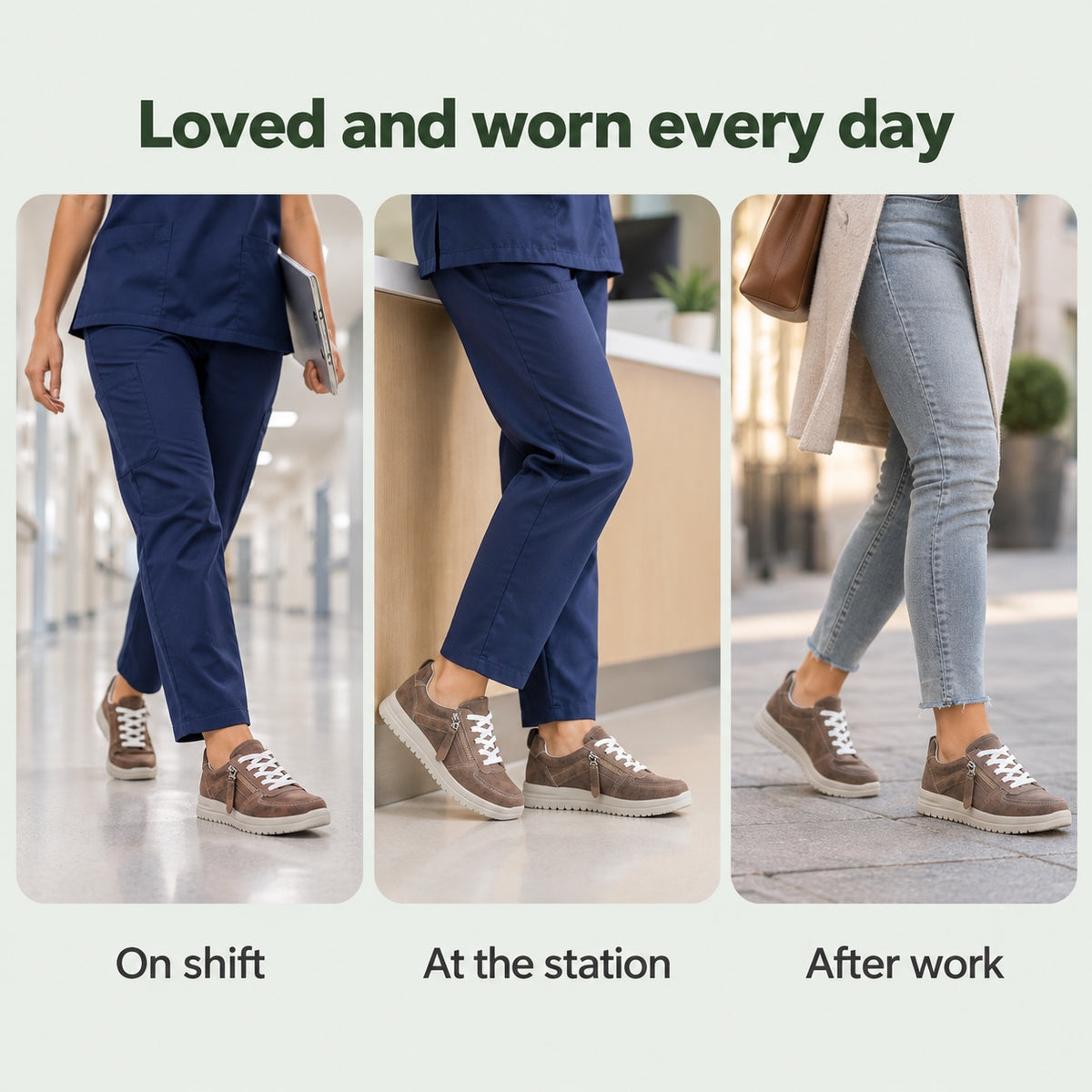Mabel – Women's Nursing Sneakers, worn every day