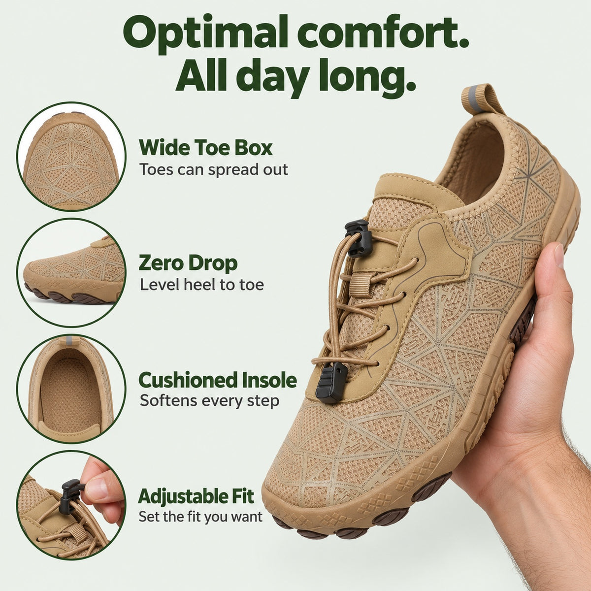 Malcolm – Men's Barefoot Shoes, features