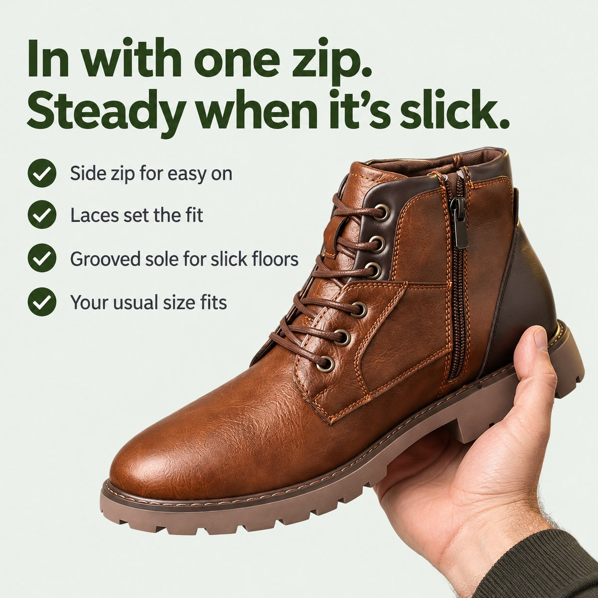 Marc – Men's Comfort Boots, key benefits