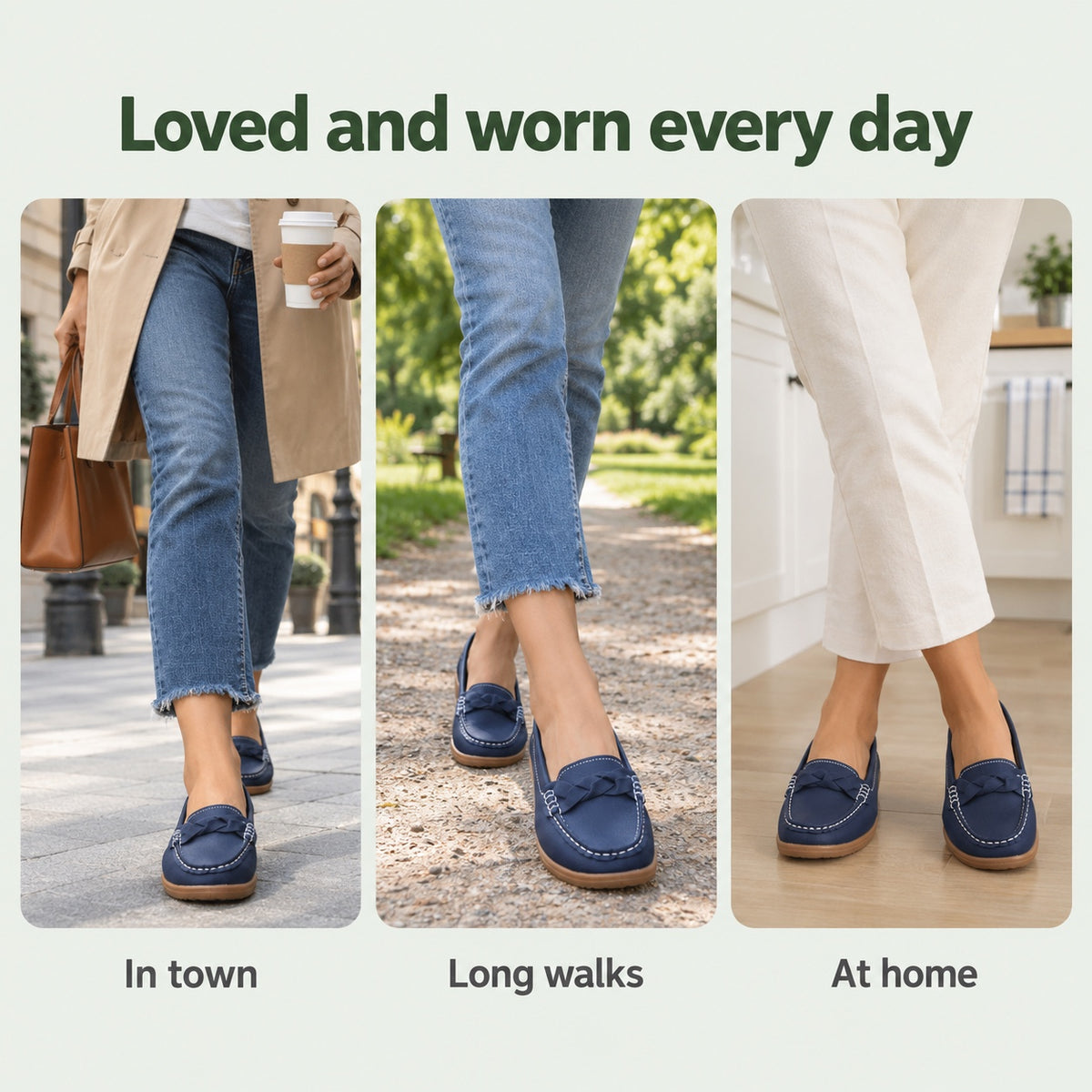 Marcia – Women's Slip-On Loafers, worn every day