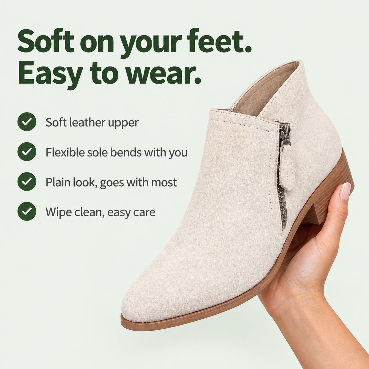Margaret – Women's Comfort Boots, key benefits