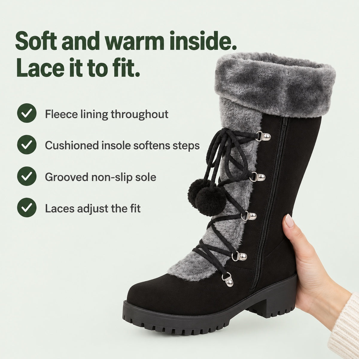 Margie – Women's Wide Calf Boots, key benefits