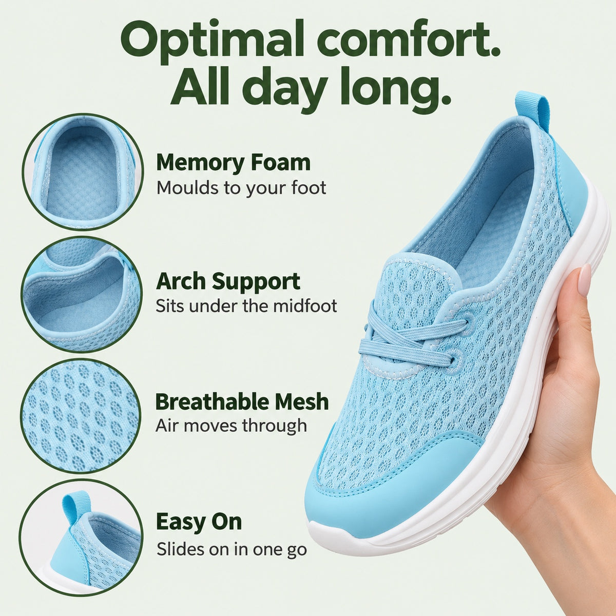 Marjorie – Women's Orthopedic Shoes, features
