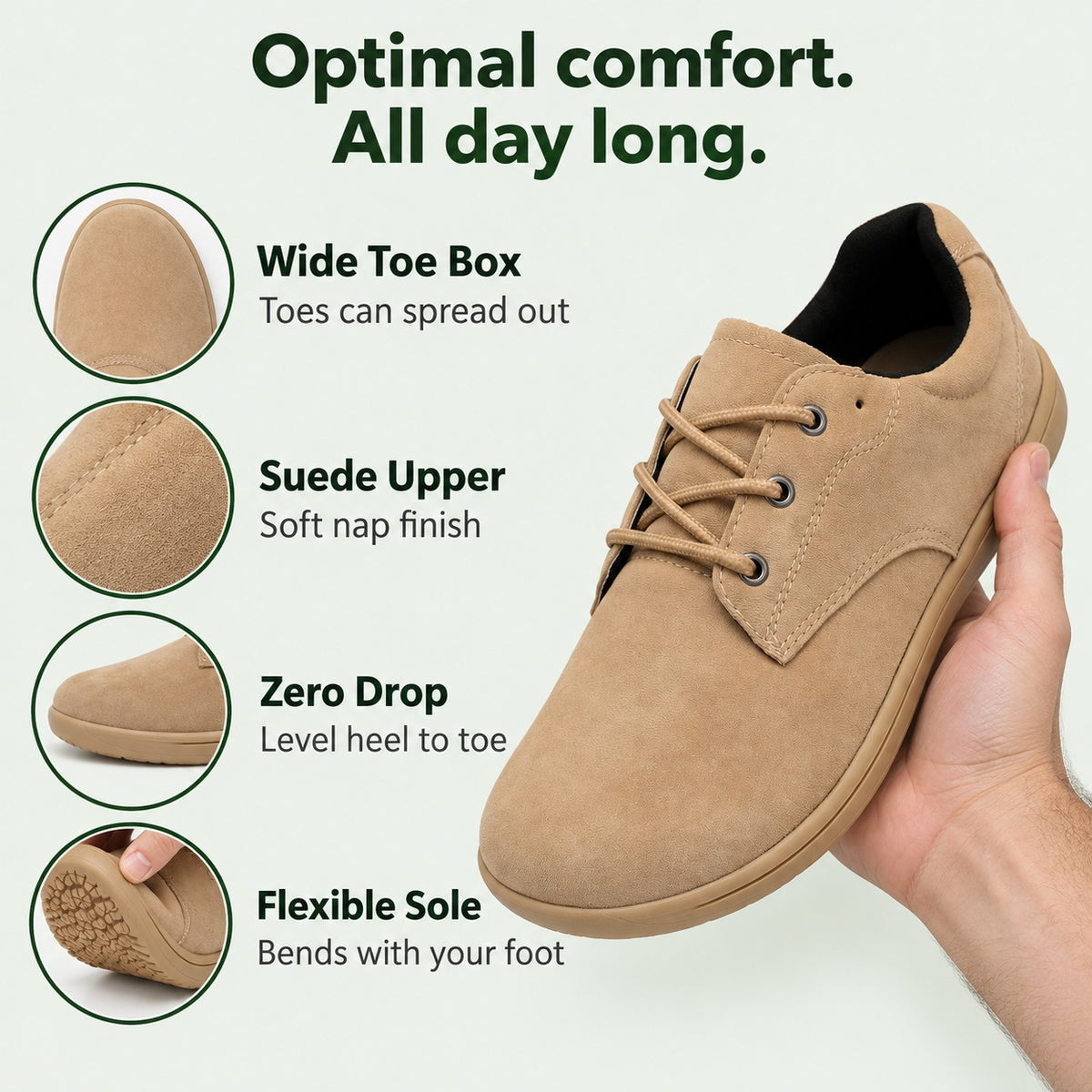 Marley – Unisex Barefoot Shoes, features