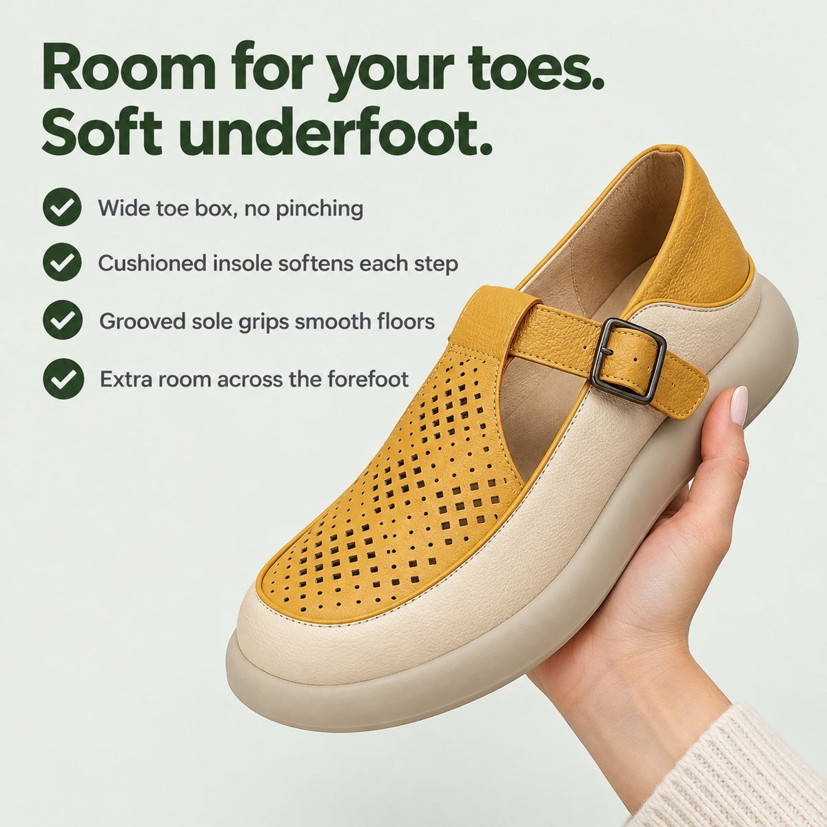 Marsh – Unisex Wide Toe Box Shoes, key benefits