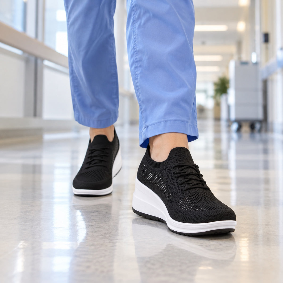 Marsha – Women's Nursing Sneakers, worn on a walk