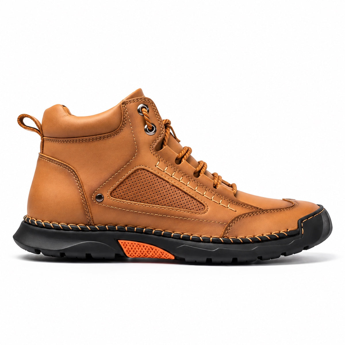 Mathew – Men's Comfort Boots in Light Brown