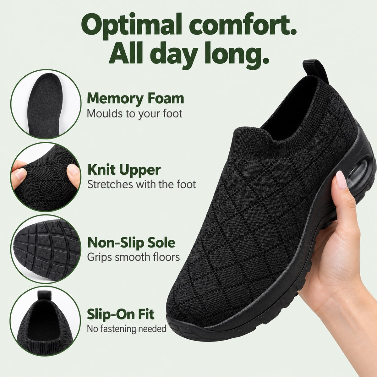 Mattie – Women's Nursing Shoes, features