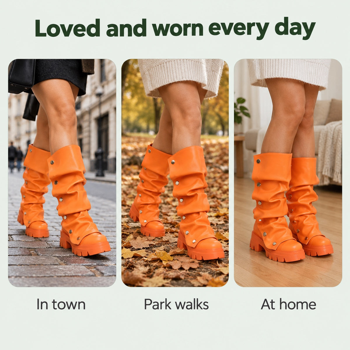 Meredith – Women's Wide Calf Boots, worn every day
