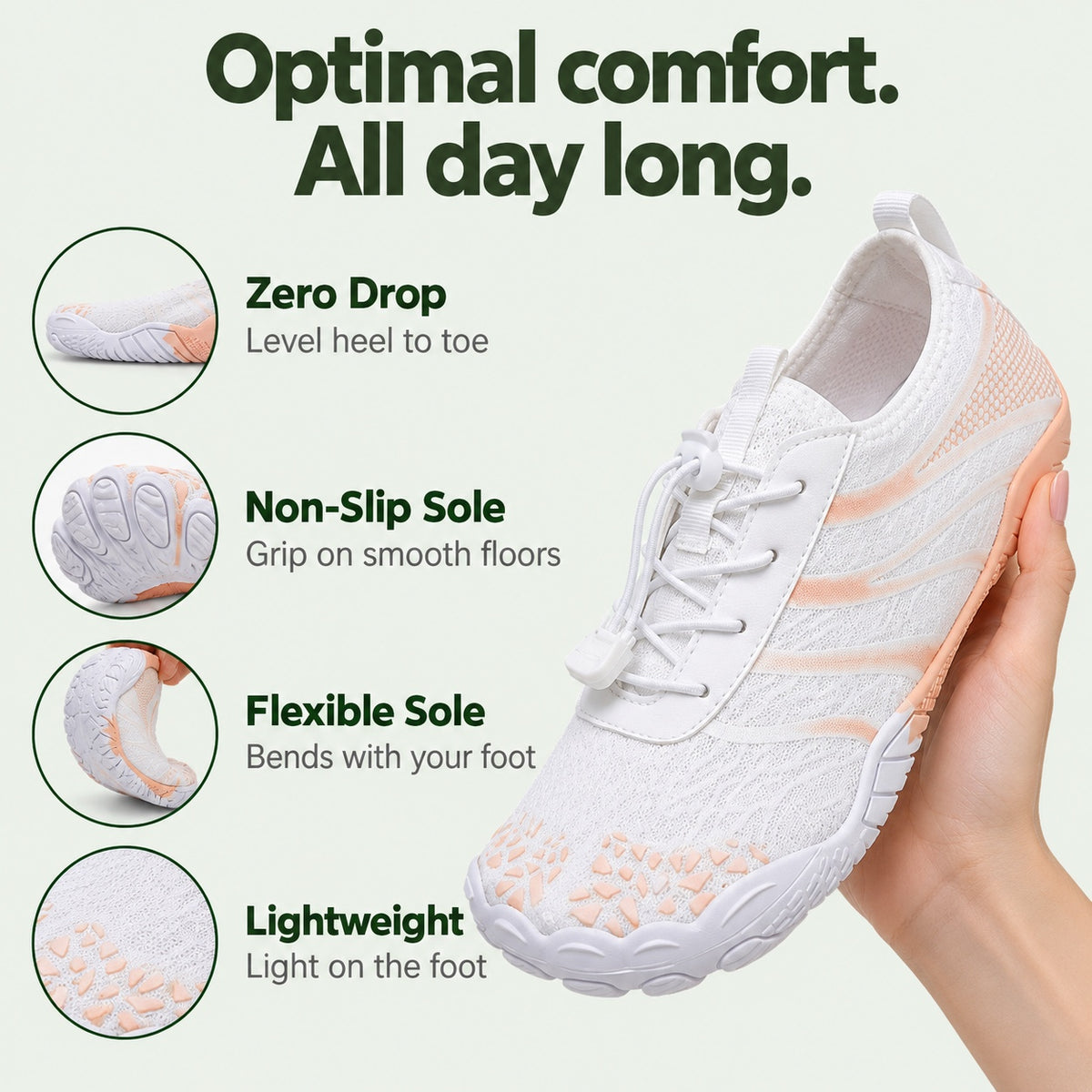 Meyer – Unisex Barefoot Shoes, features