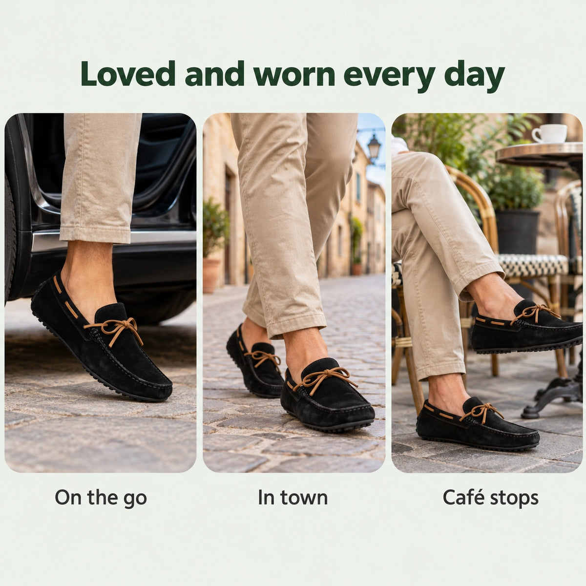 Milton – Men's Slip-On Loafers, worn every day