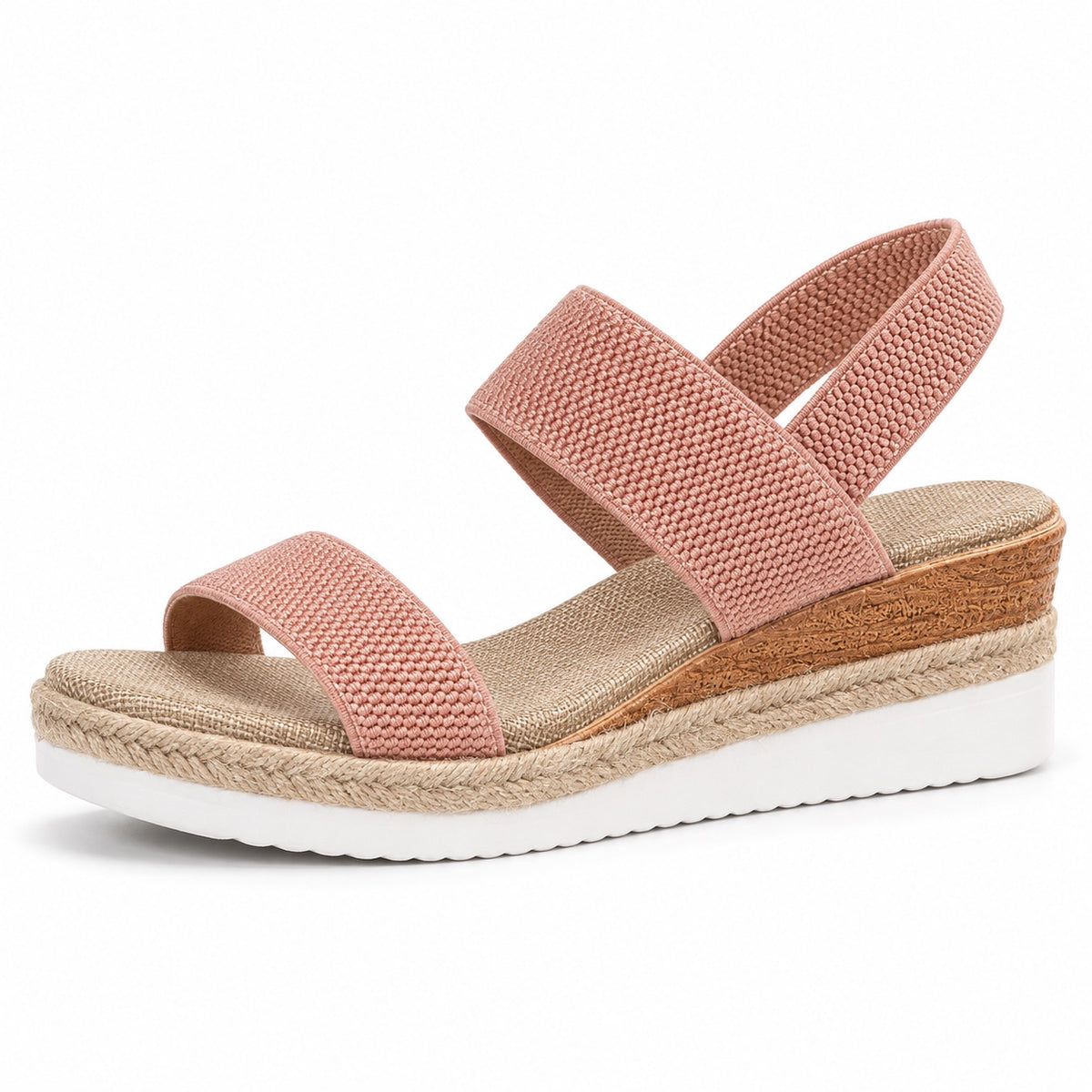 Mindy – Women's Wide Toe Box Sandals in Pink