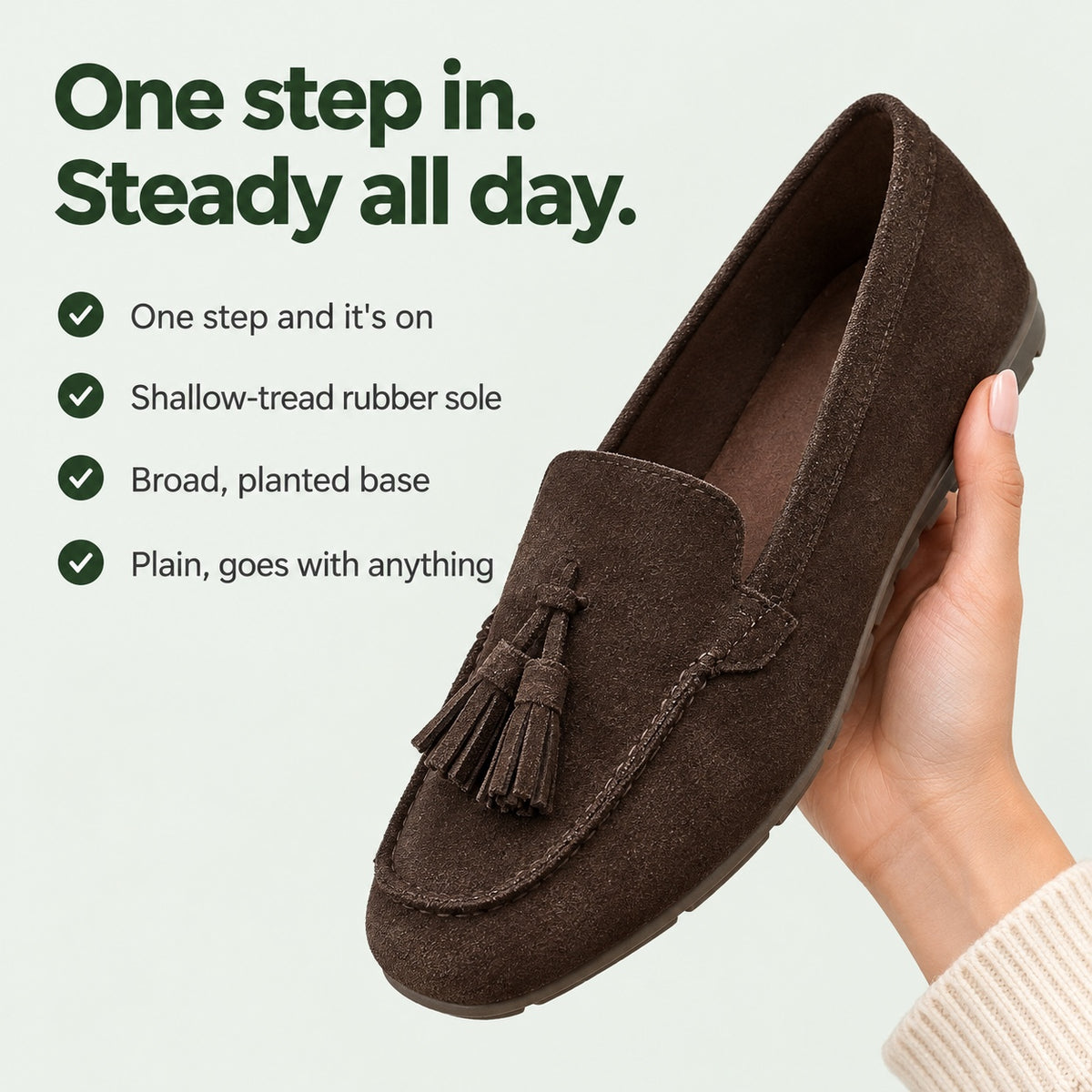 Miriam – Women's Slip-On Shoes, key benefits