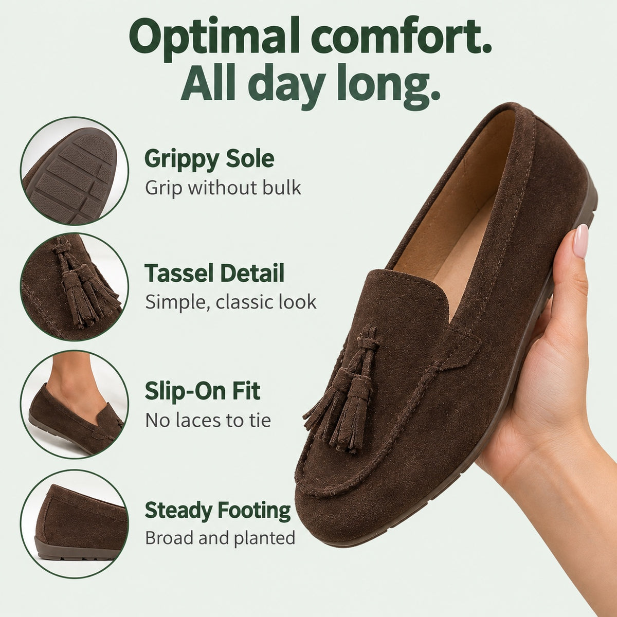 Miriam – Women's Slip-On Shoes, features