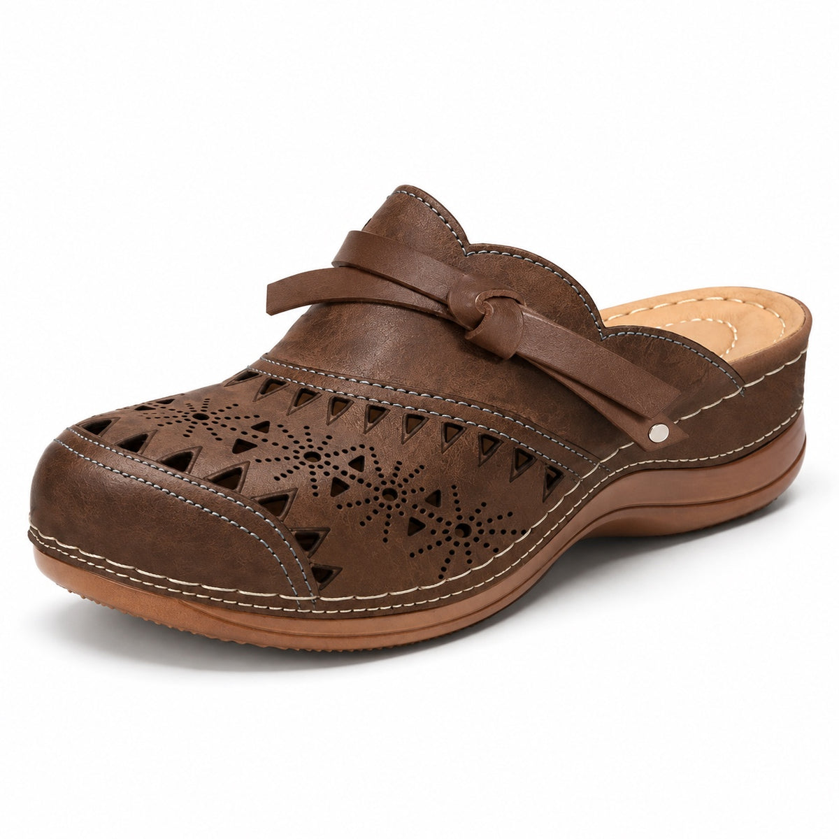 Molly – Women's Nursing Clogs in Brown