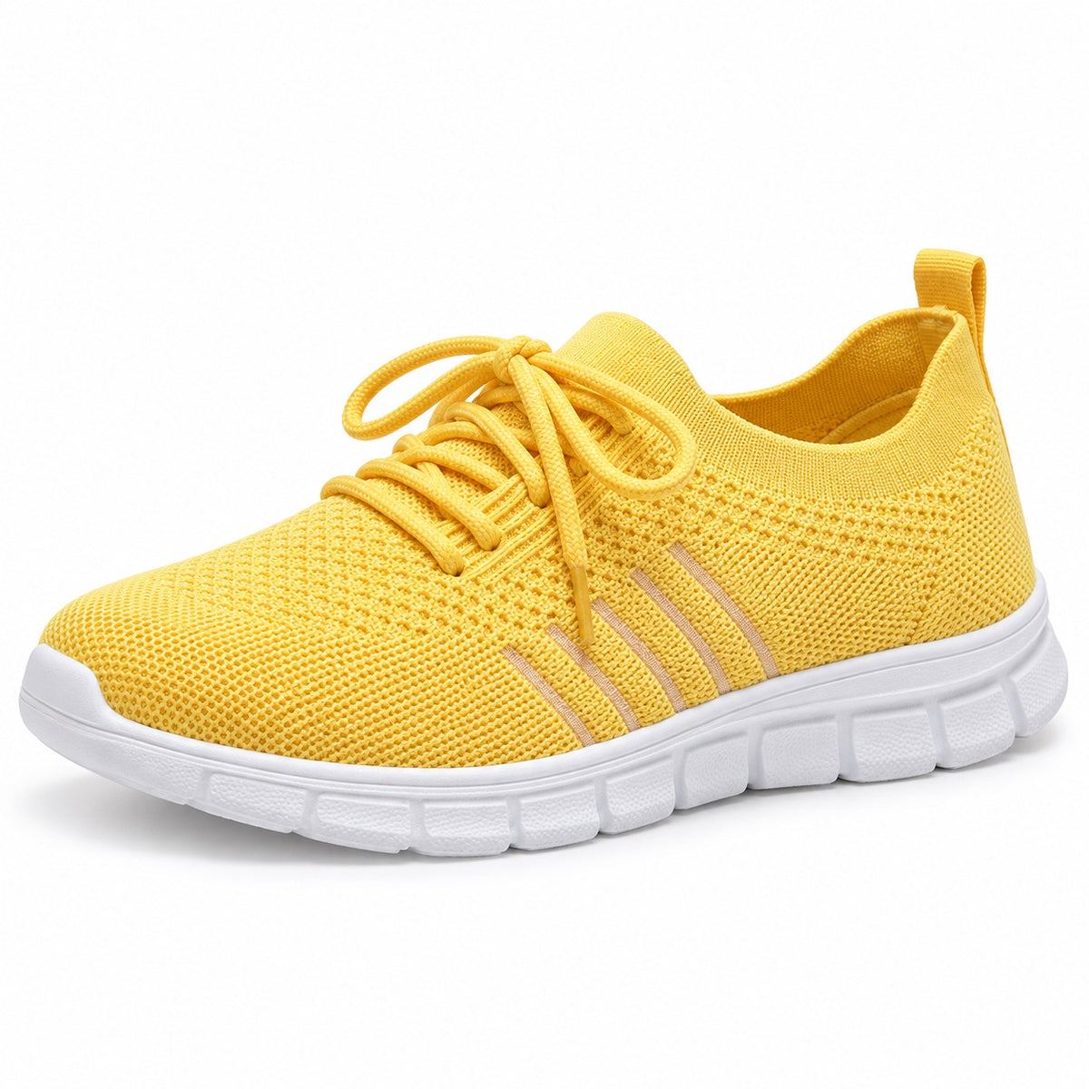 Monica – Women's Arch Support Sneakers in Yellow