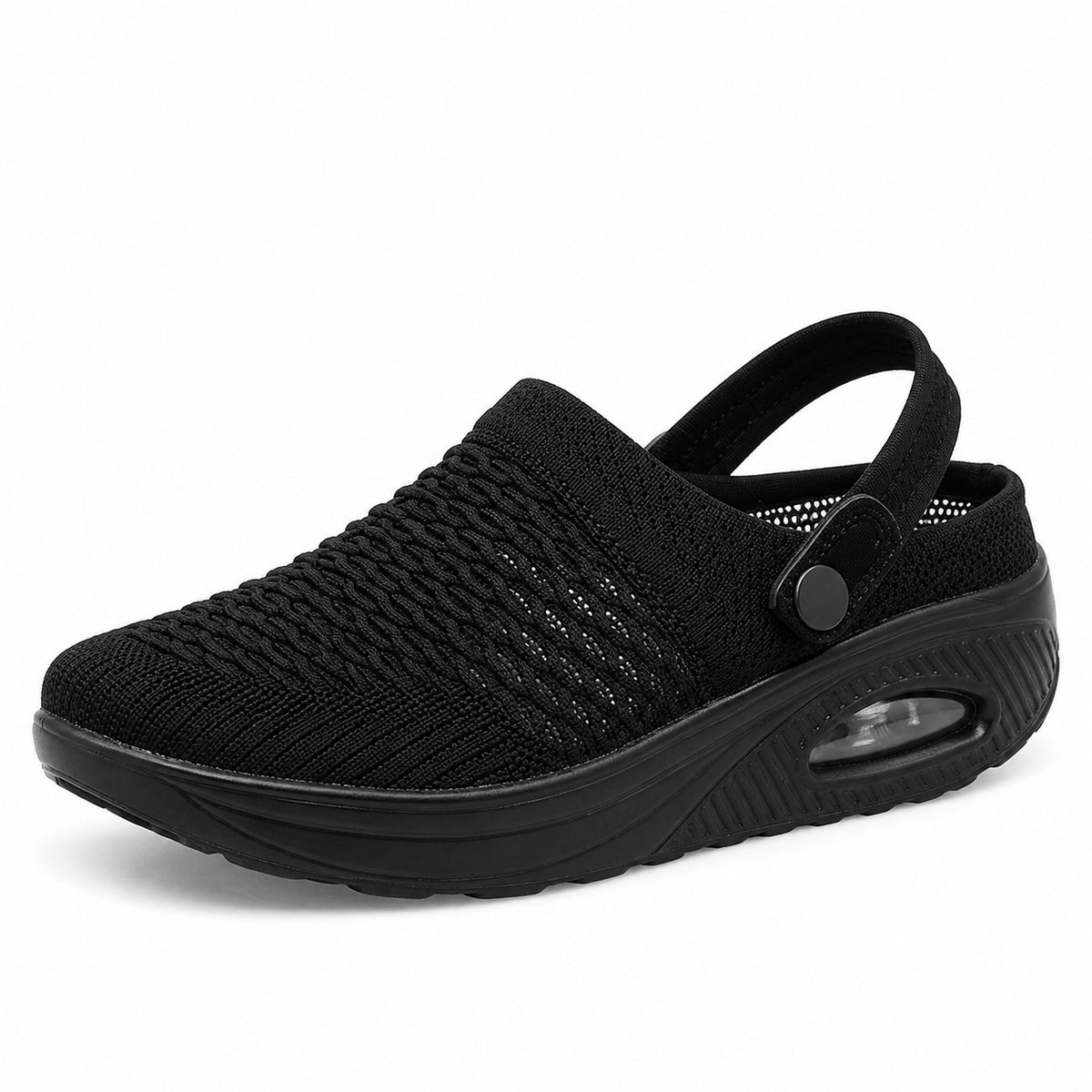 Moore – Unisex Walking Shoes in Black