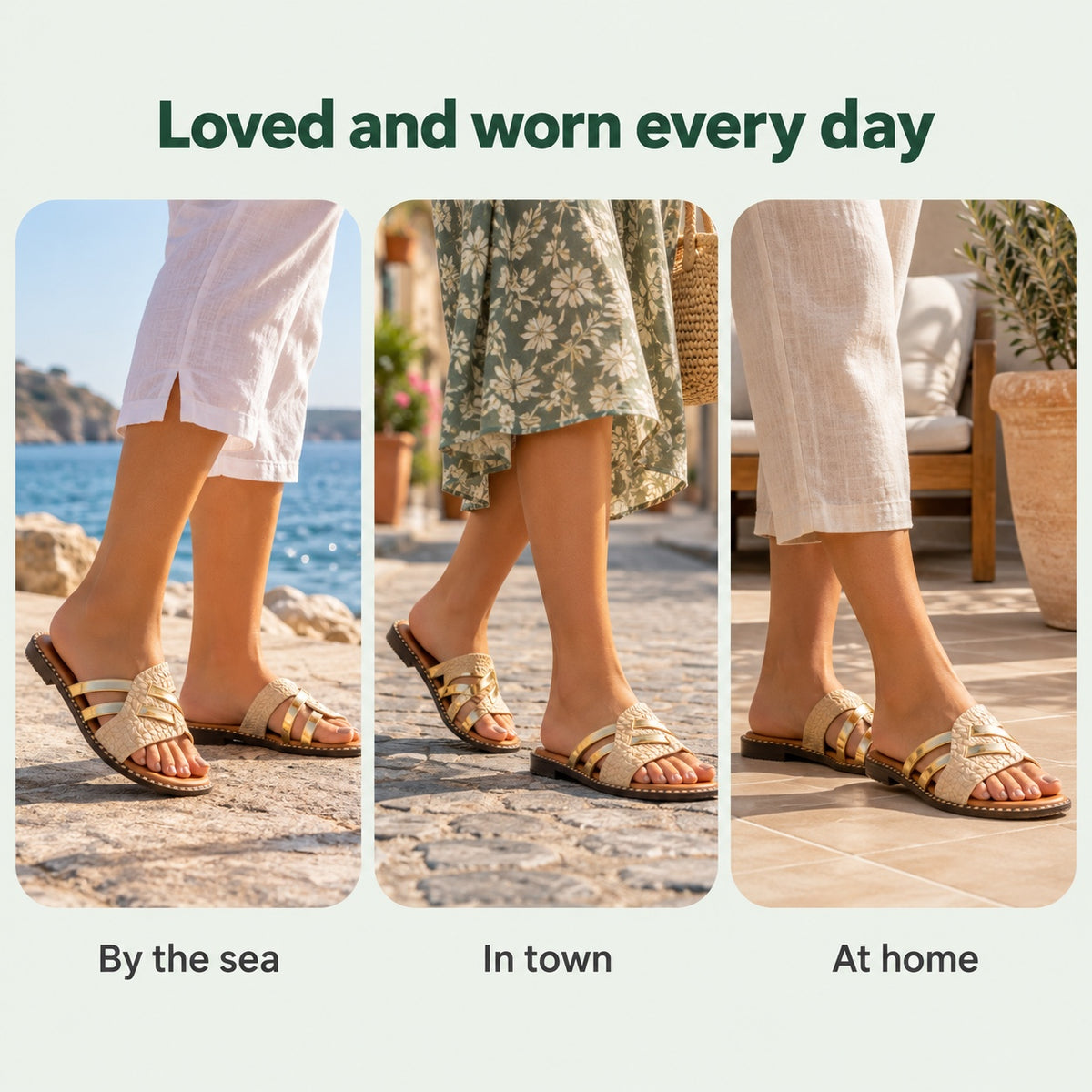 Moreno – Unisex Comfortable Sandals, worn every day