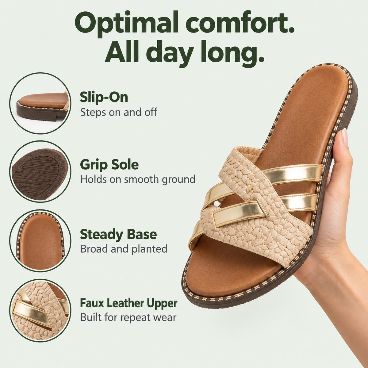 Moreno – Unisex Comfortable Sandals, features