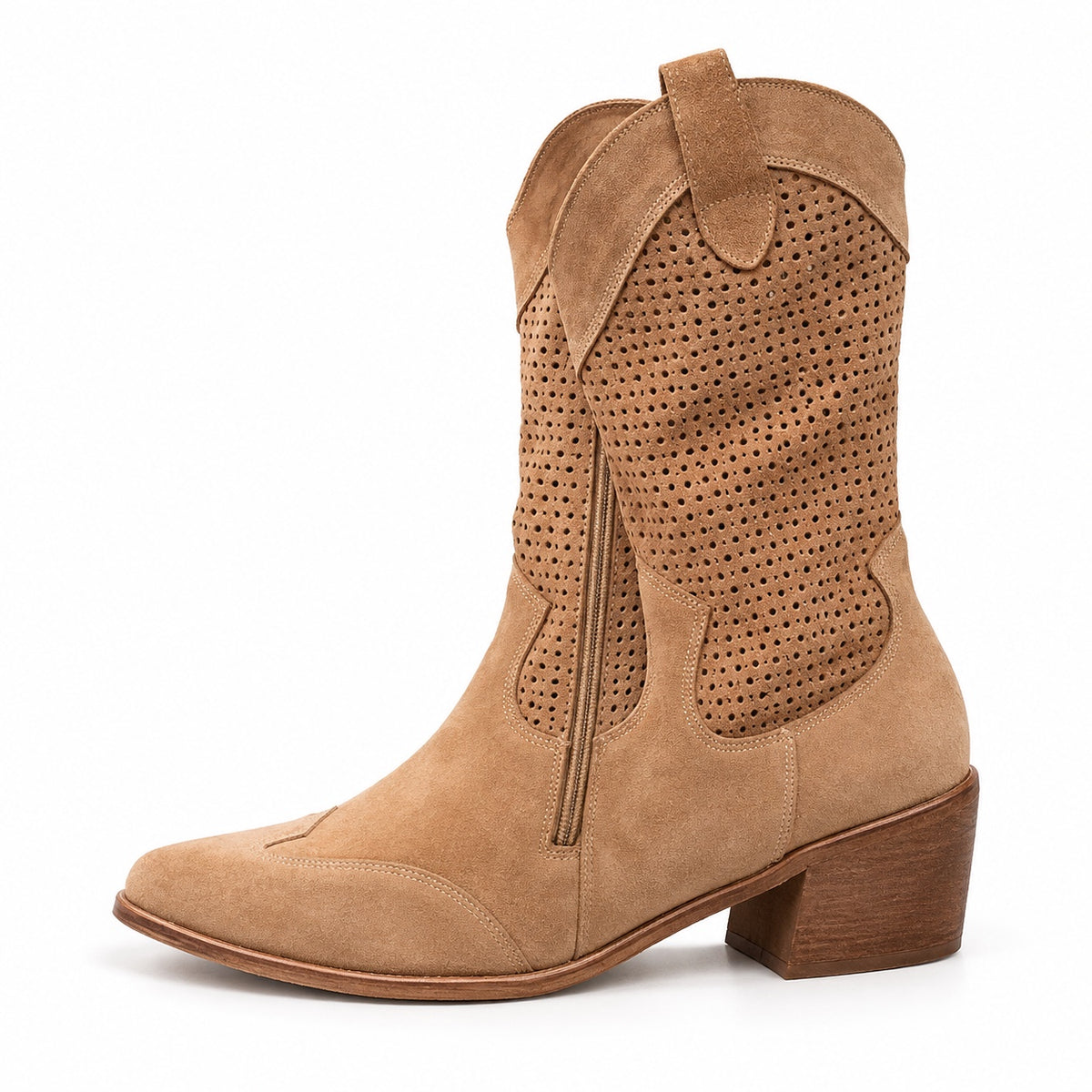 Muriel – Women's Wide Calf Boots in Brown